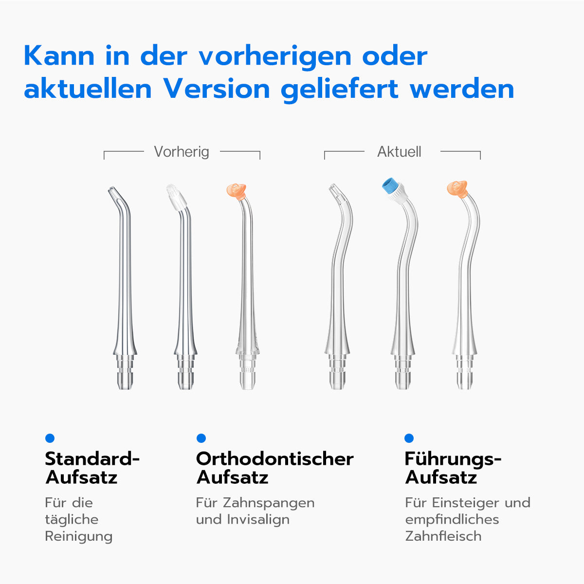usmile Ersatzdüse Dual-Flow, Jet- & Spray-Funktion